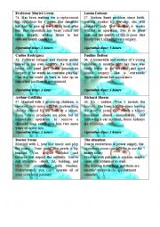 English Worksheet: role-play: O.R.