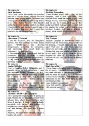 English Worksheet: role-play: motorway incident