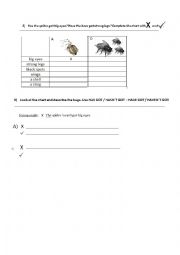 English Worksheet: BUGS - HAS GOT