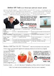 English Worksheet: Better Off Ted, an American satirical sitcom series