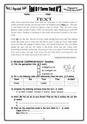 End-of term Test N.3 _ 8th Tunisian Formers