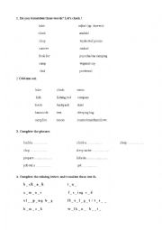 English Worksheet: adventure