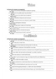 English Worksheet: Wishes and Conditionals
