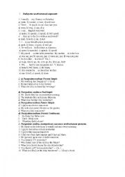 English Worksheet: tenses