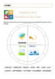 Seasons and months of the year