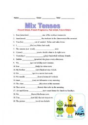 Mix four basic tenses