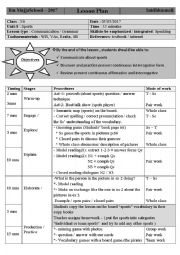 lesson plan using board games