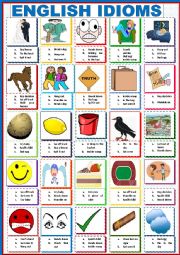 English Worksheet: English Idioms