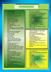 English Worksheet: Collocations 19