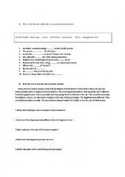 English Worksheet: worksheet vocabulary