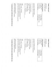 English Worksheet: Habits of my Heart - Song