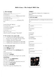 English Worksheet: hall of fame