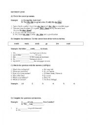 revision worksheet