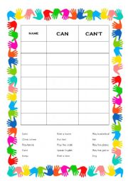 can/cant speaking activity
