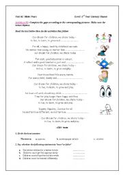 English Worksheet: childrens rights 