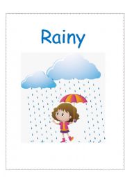 weather flashcard