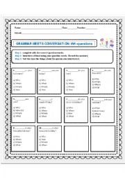 English Worksheet: Conversation