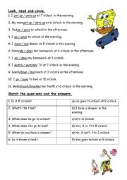 English Worksheet: Present simple 3rd person singular