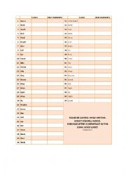 irregular verbs quiz