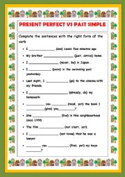 PRESENT PERFECT VS PAST SIMPLE