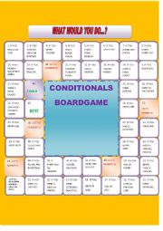 What would you do if....? Conditional board game