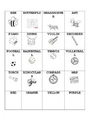 English Worksheet: Sport, musical instruments, actions