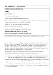 English Worksheet: The Magic Box ppt