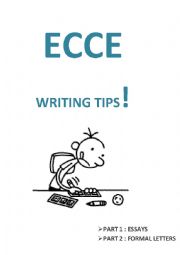 English Worksheet: ECCE writing tips
