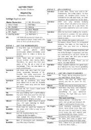 English Worksheet: OLIVER TWIST_PLAY