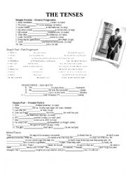 English Worksheet: Mixed Grammar 8th grade different tasks Simple Present, Progressive, Simple Past, Present Perfect,...