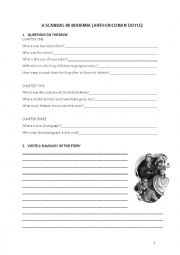 English Worksheet: A SCANDAL IN BOHEMIA