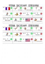 English Worksheet: Bingo Chase (Yes-No questions)
