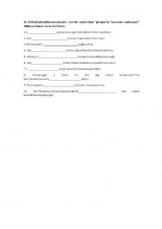 English Worksheet: going to vs present continuous in future