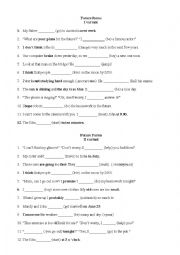 English Worksheet: Future forms