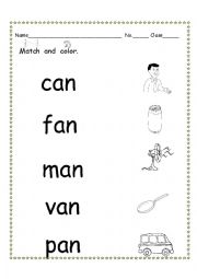 Phonics an short vowel sound 2