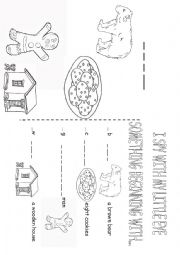 English Worksheet: colouring brown and phonetics