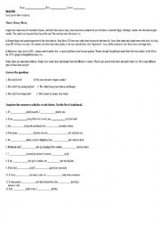 English Worksheet: shoes, shoes, shoes , 
