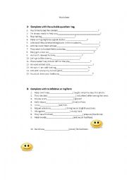 English Worksheet: Grammar