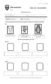 English Worksheet: Comparative and Superlatives