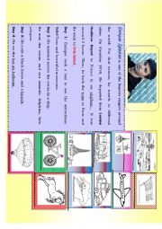 English Worksheet: ENRIQUE IGLESIAS TOUR 