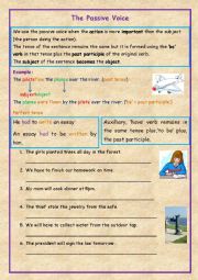 English Worksheet: The Passive Voice