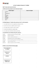English Worksheet: postcard