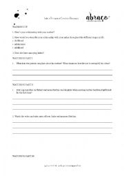 English Worksheet: Aedipus Wreck: mothers