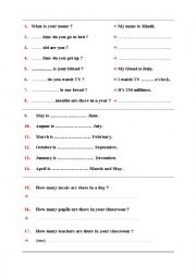 English Worksheet: Grammar exercises