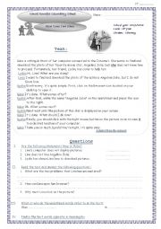 English Worksheet: 1L test