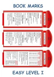 English Worksheet: BOOKMARK I: PRESENT SIMPLE, CONTINOUS AND PRONOUNS