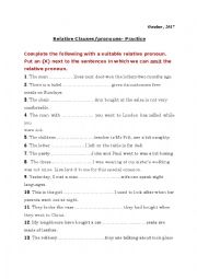 Relative Pronouns