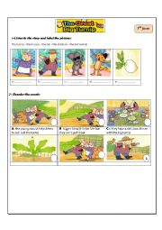 English Worksheet: the great big turnip part 1 ( short story)