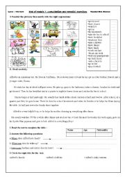 Consolidation and remedial exercises: end-module 1 7th form