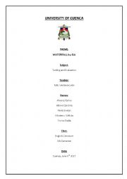 English Worksheet: Song Worksheet